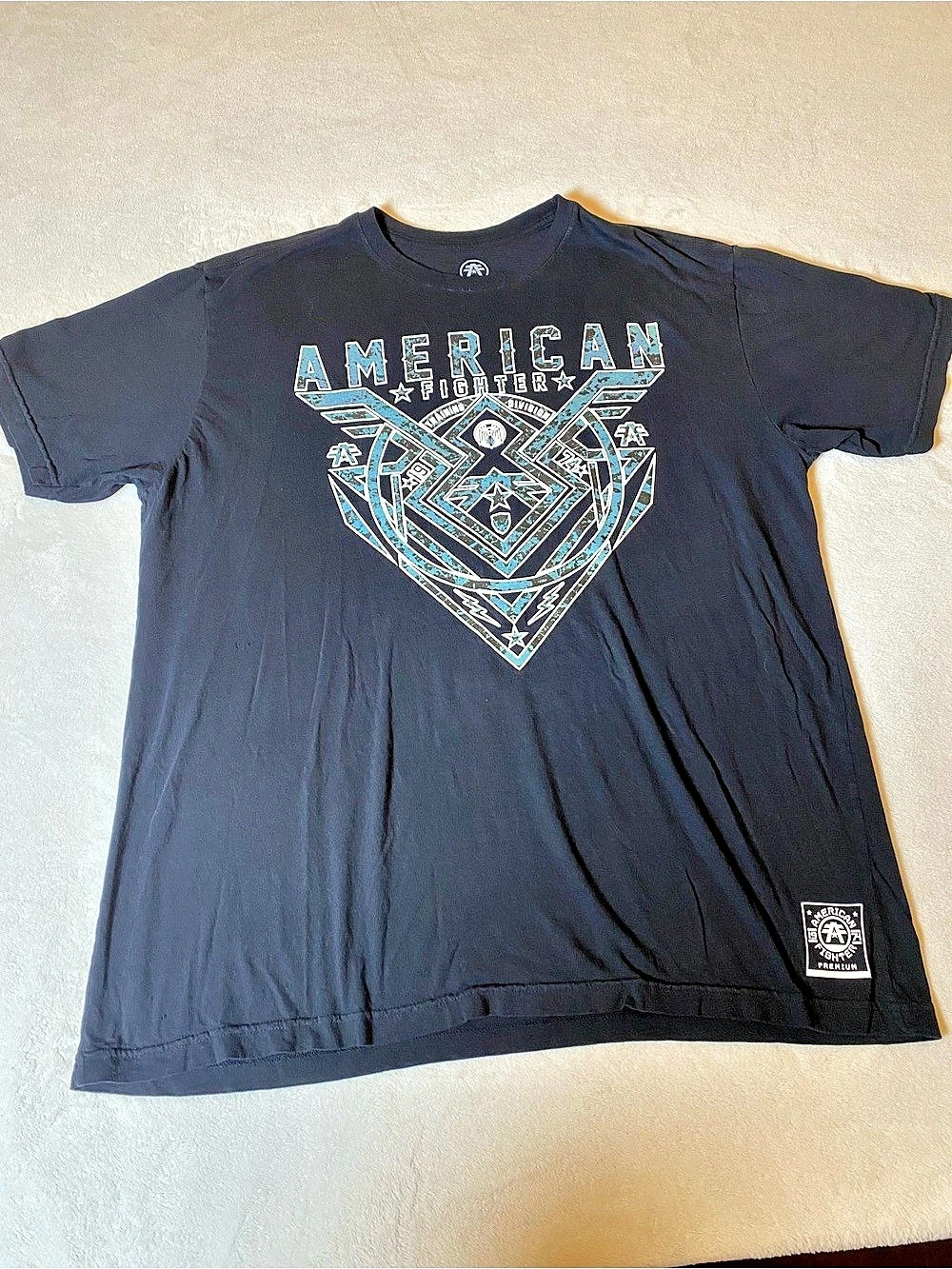 American Fighter Overcome All Odds Graphic Short Sleeve Tee 3XL
